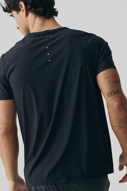 Regular fit running t-shirt with drymove™ - black