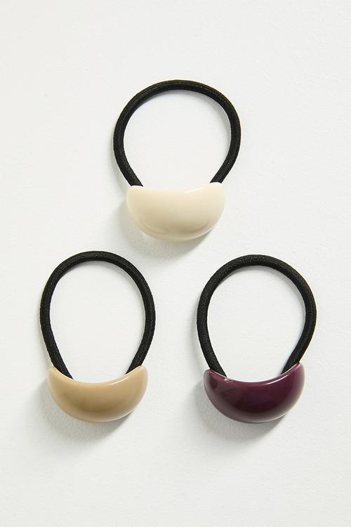 3 Pack Acrylic Marble Hair Cuffs - Multi