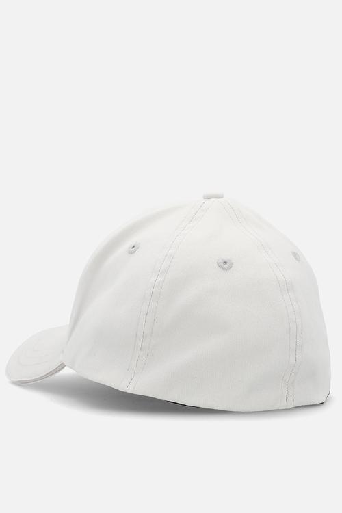 5 Panel Embroidered Polo Peak - Light Grey