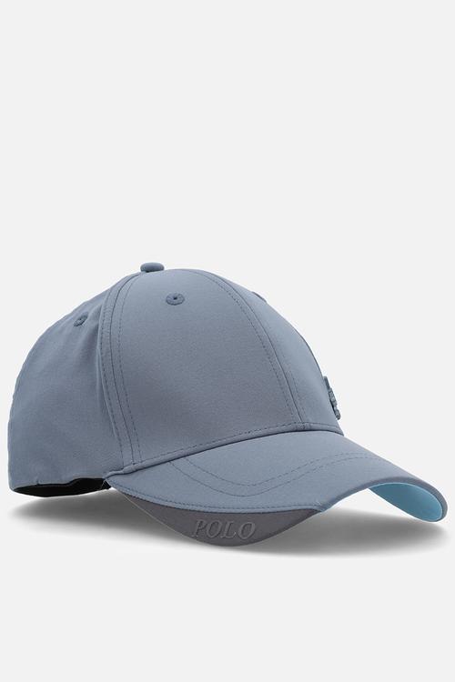 6 Panel Metal Pony Fitted Peak - Blue