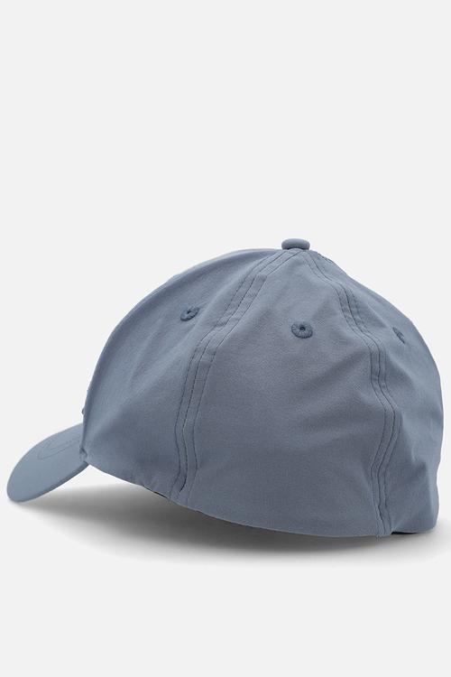 6 Panel Metal Pony Fitted Peak - Blue