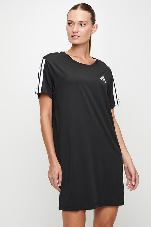 W Boxy Fit T Dress 3 - Black/White