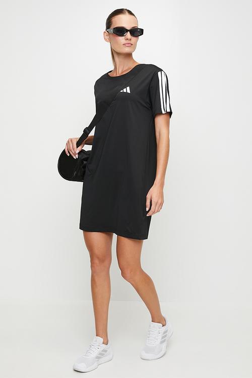 W Boxy Fit T Dress 3 - Black/White