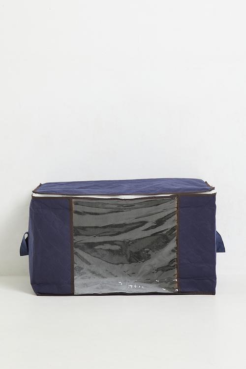 Extra Large Heavy Duty Foldable Storage Bags Set of 4 Navy