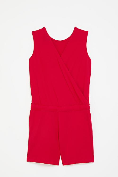 Girls gabriella sl jumpsuit - samba red
