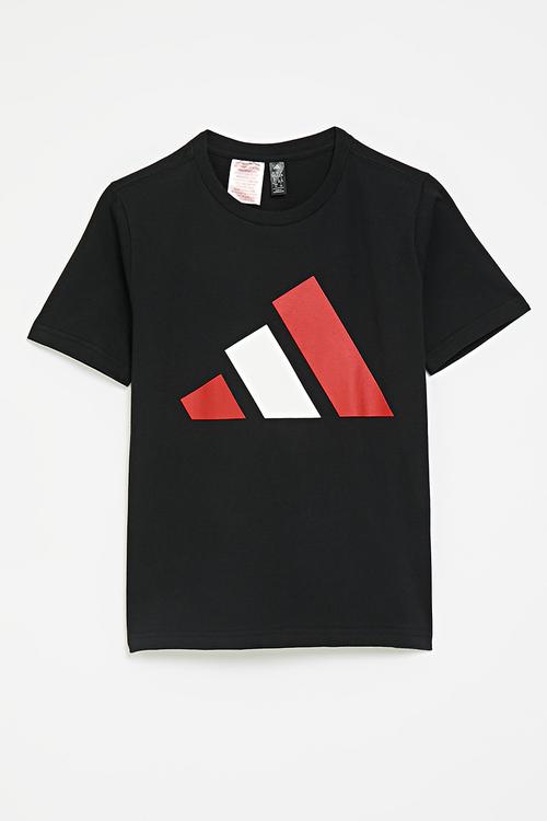 J Bl Tee 160 S26 - Black/Pure Ruby/White