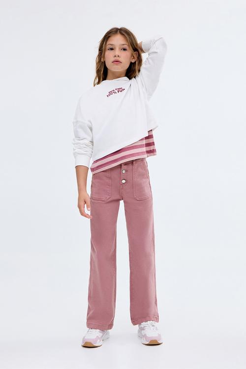 Jeans utility1 - pink