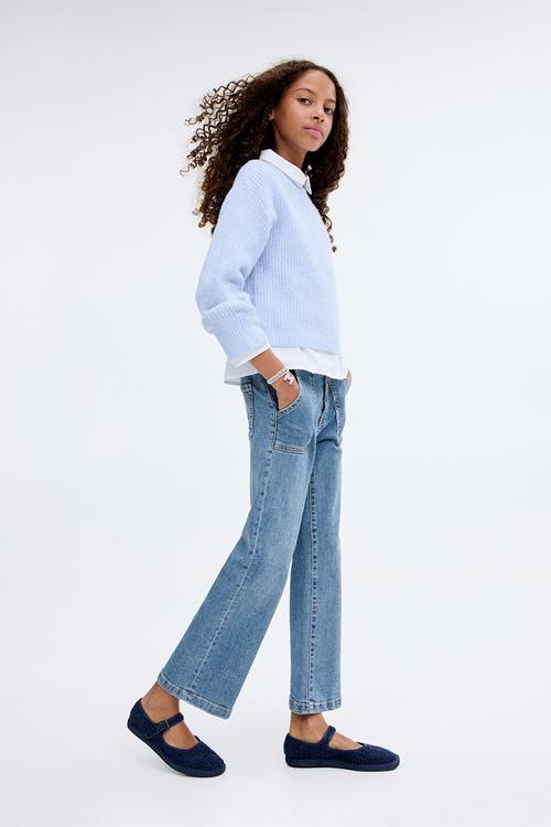 Jeans utility1 - open blue