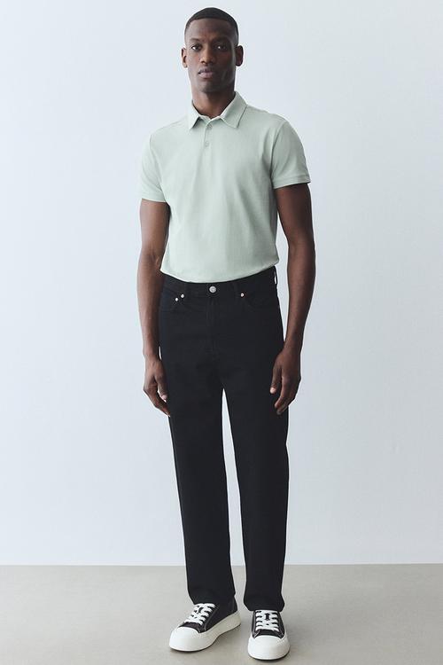 Slim fit polo shirt - mint green
