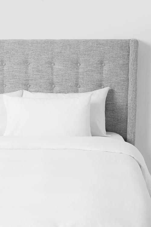 Billy button headboard - grey