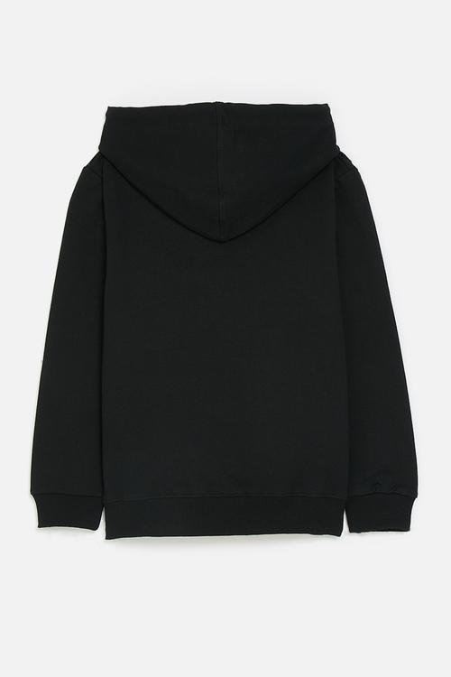 Basic hoodie - black