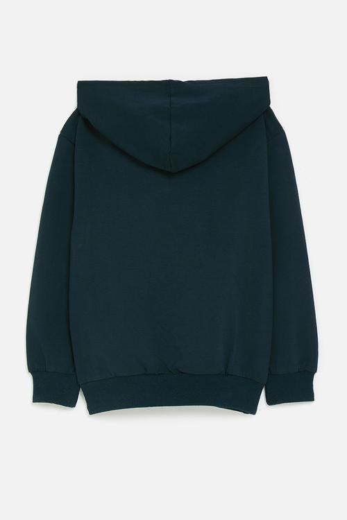 Skater croc hoodie - black