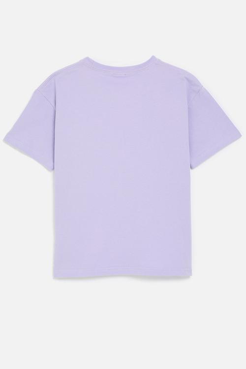 Googly eyes crew neck tee - light purple