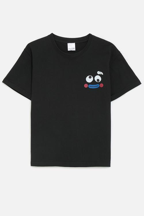 Googly eyes crew neck tee - black