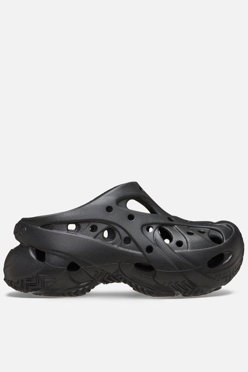 Caged clog - black