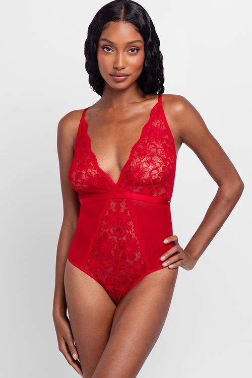 Jemma bodysuit - red