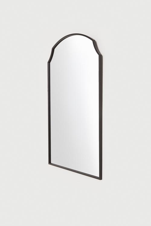 Rona Metal Frame Mirror - Black