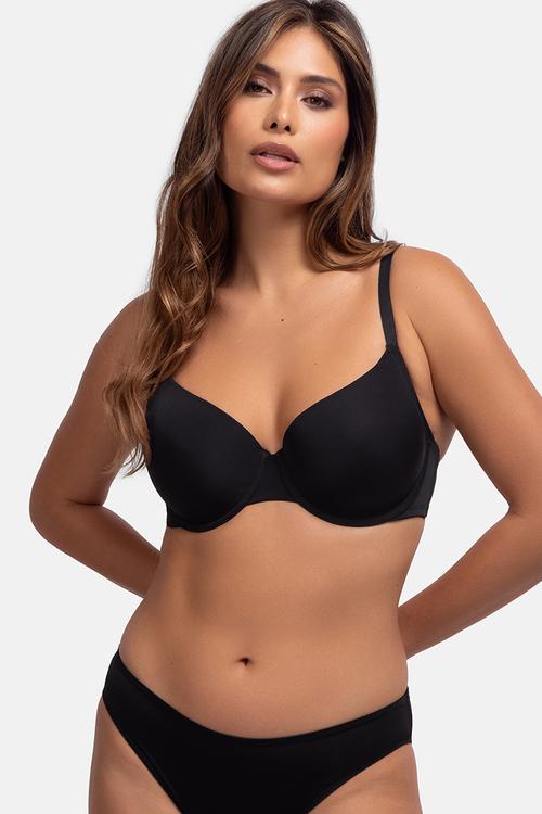 Light padded demi - black