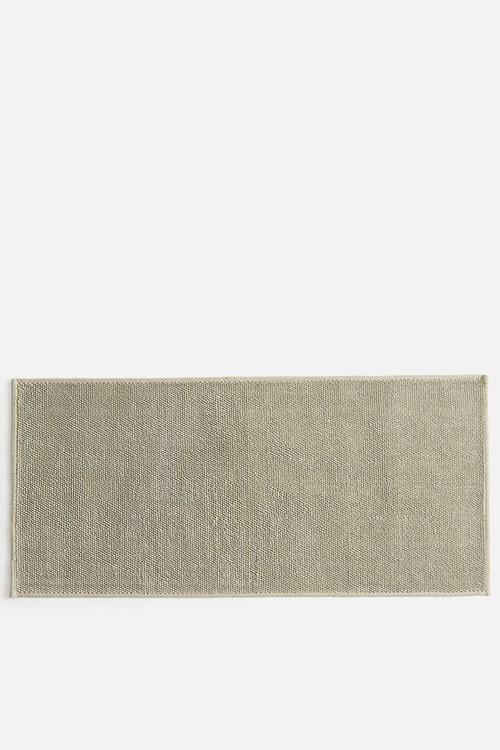 Cotton bath mat - sage green