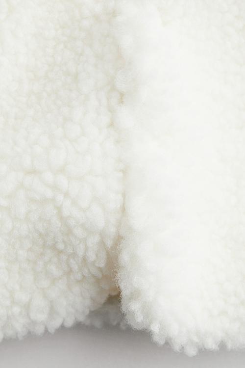 Teddy gilet - white