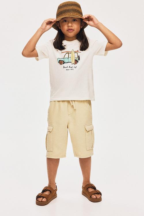 Cargo shorts - beige