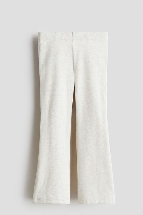 Flared leggings - light beige marl 
