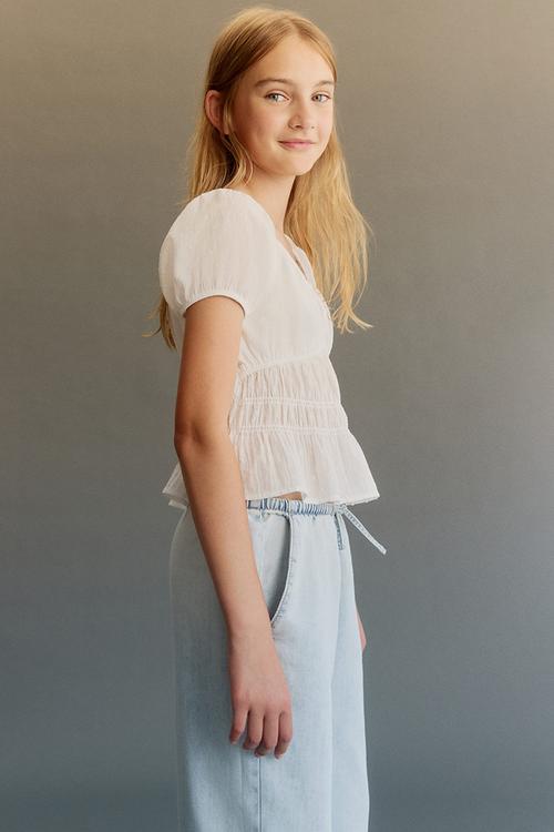 Wide leg jeans - light denim blue