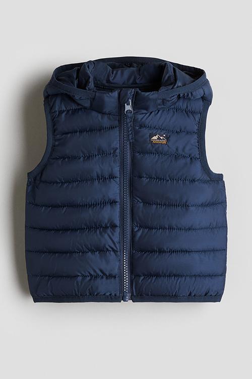 Puffer gilet - navy blue