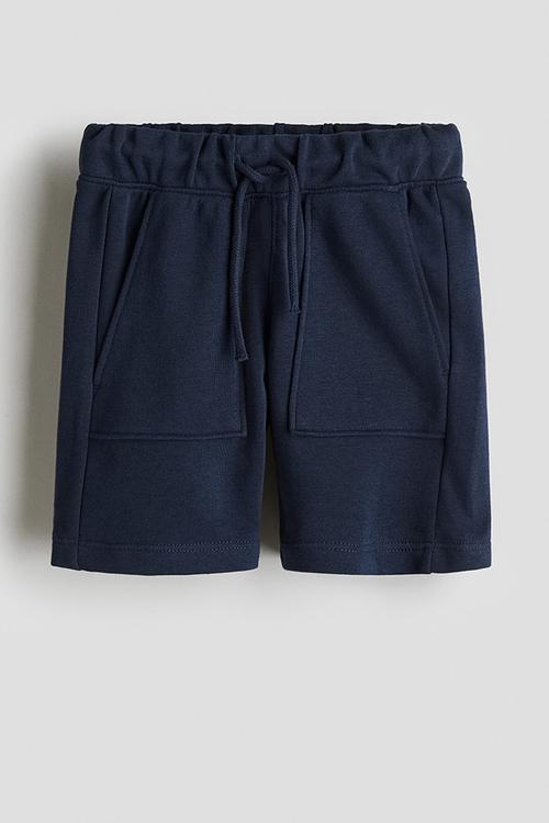 Sweatshirt shorts - navy blue