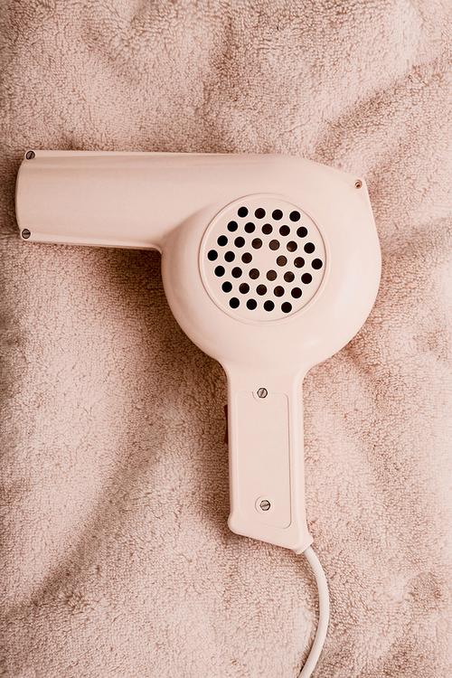 Soft terry bath towel - powder pink 