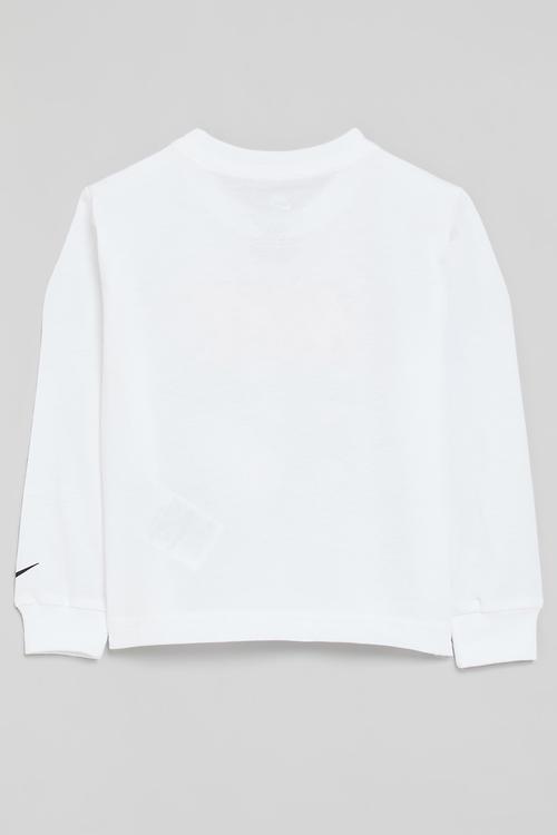 Nike bball long sleeve tee - white
