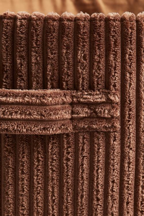 Jumbo cord storage basket - brown