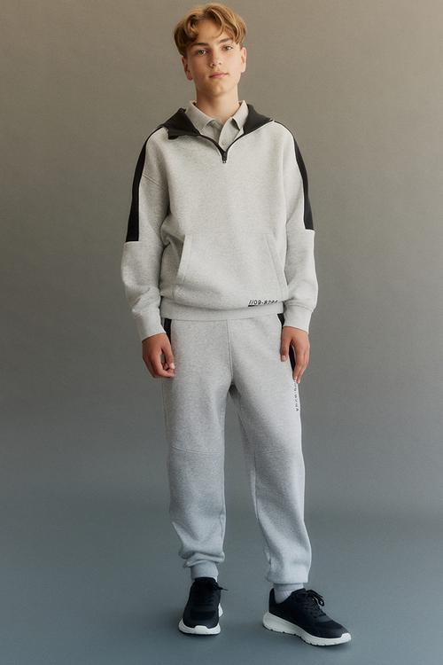 Sweatshirt joggers - light grey marl