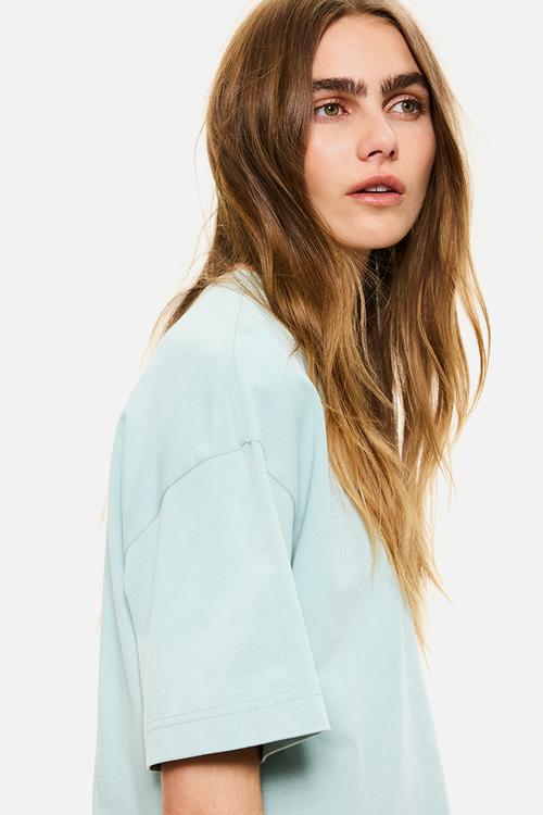 Boxy T-shirt - mint green