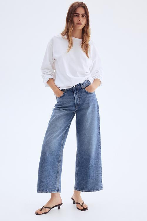 Wide jeans - denim blue