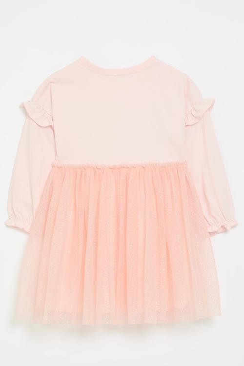 Sweat top dress - pink