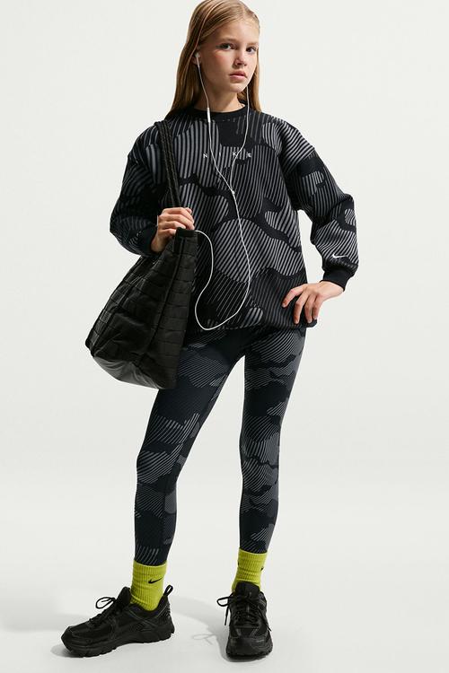 Girls Nike Dri-Fit One All-Over-Print Tight