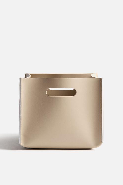 Medium storage basket - beige