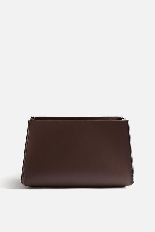 Medium storage basket - brown