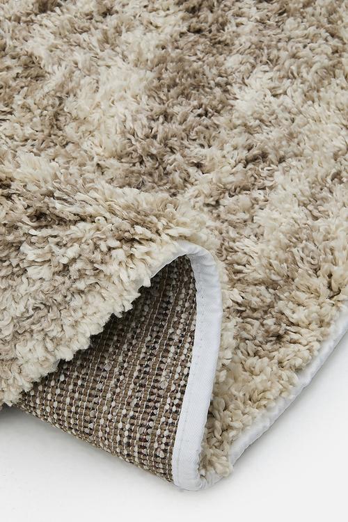 Shaggy Circular Rug - Natural