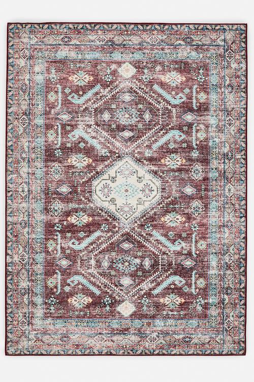 Kin Antique Rug - Rust