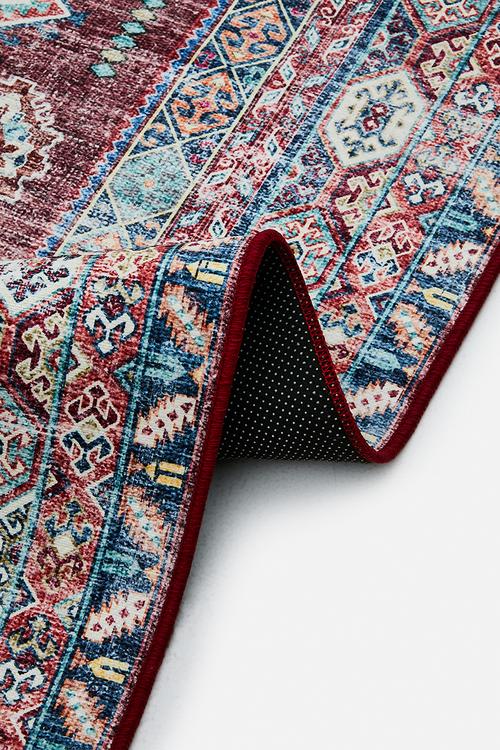 Kin Antique Rug - Rust