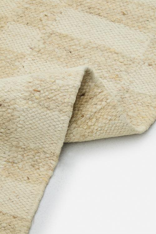 Ajman wool blend rug - ivory