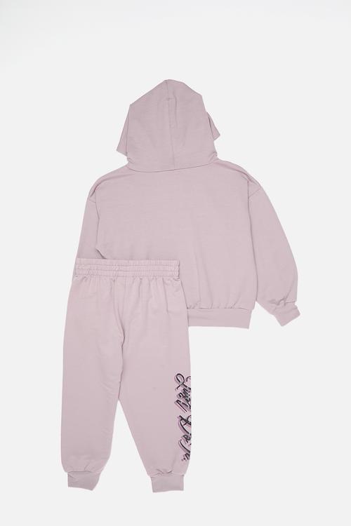 Nike swoosh on pointe jogger set - plum fog