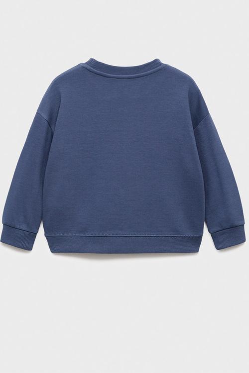 Sweatshirt pique - dark blue