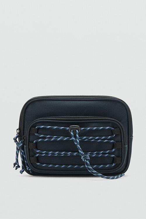 Fanny pack with cords - Navy