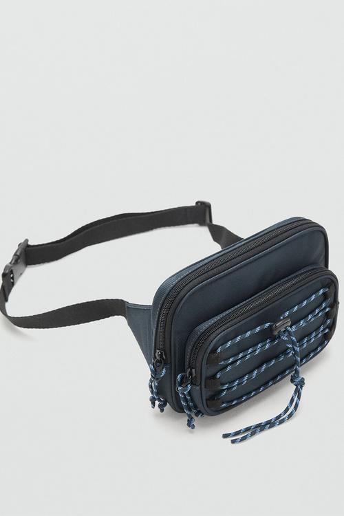 Fanny pack with cords - Navy