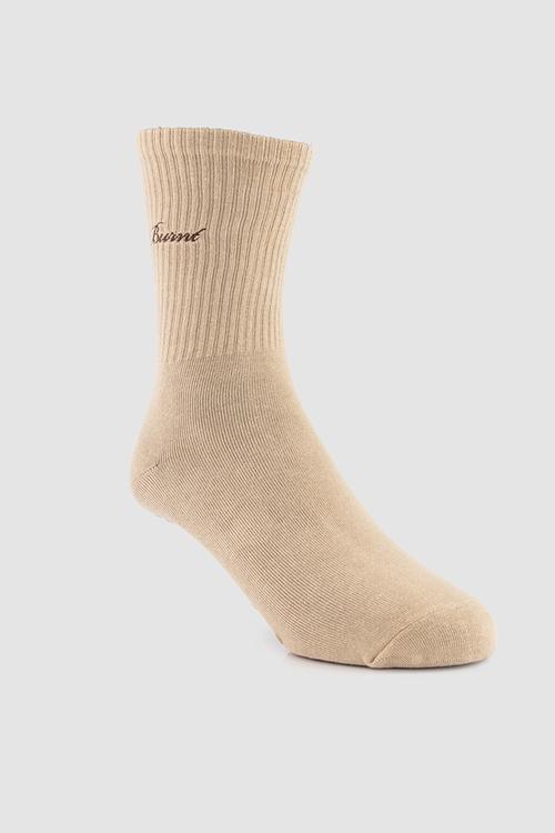 Studio Grip Sock - Cashew