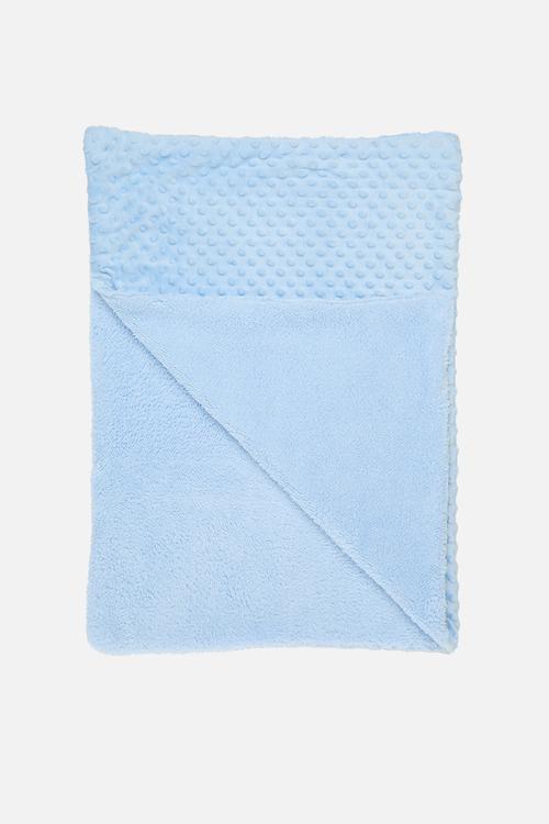 Bubble baby blanket - blue