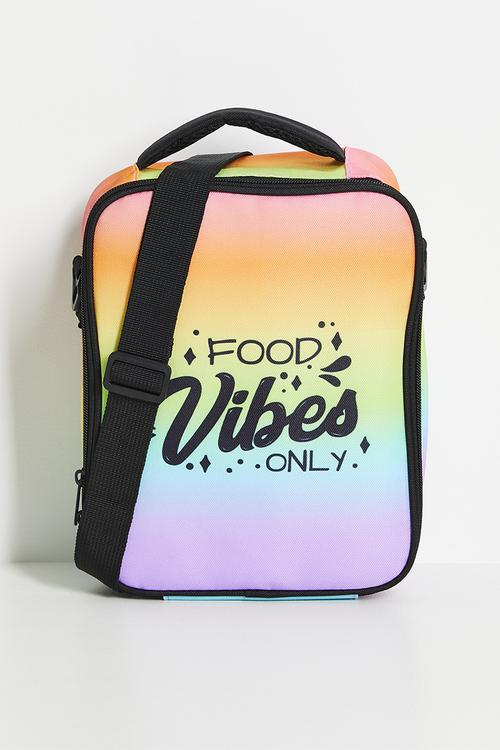 Insulated lunch bag - rainbow